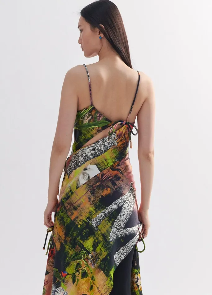Women Print Slip Dress MONSE Dresses