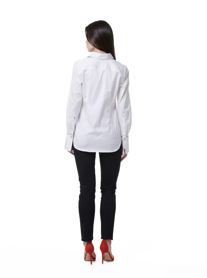 Women PRISCILLA SHIRT Black Robert Graham Tops