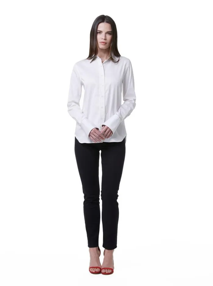 Women PRISCILLA SHIRT Black Robert Graham Tops