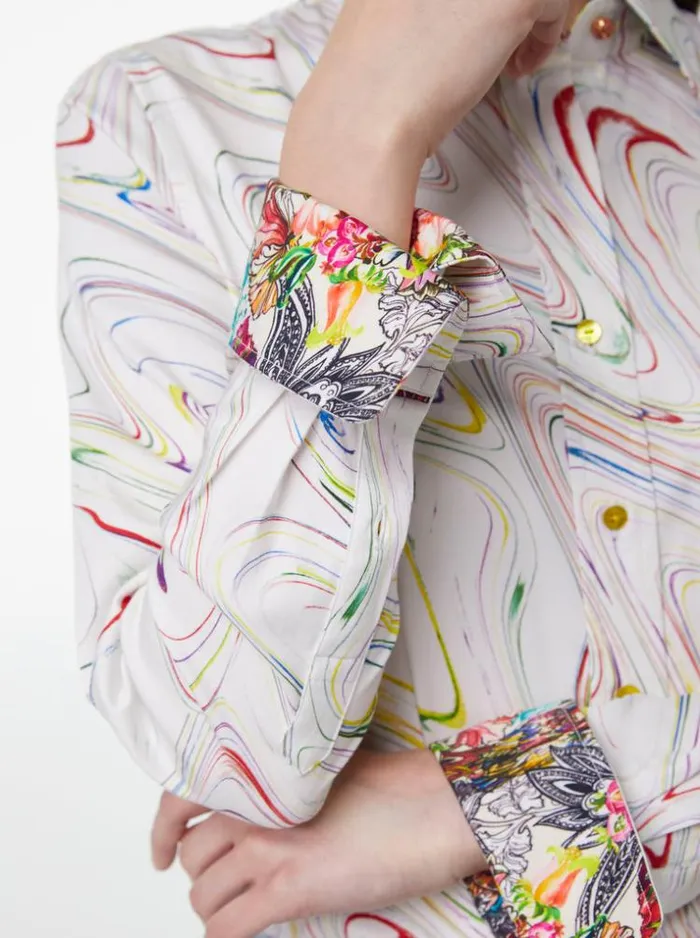 Women PRISCILLA SHIRT White Robert Graham Tops