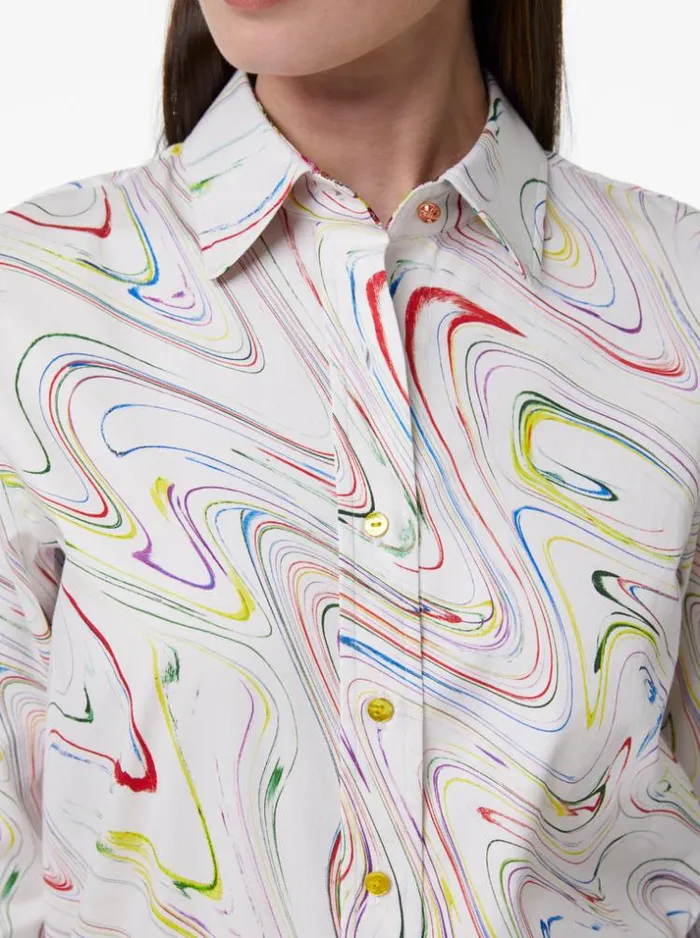 Women PRISCILLA SHIRT White Robert Graham Tops