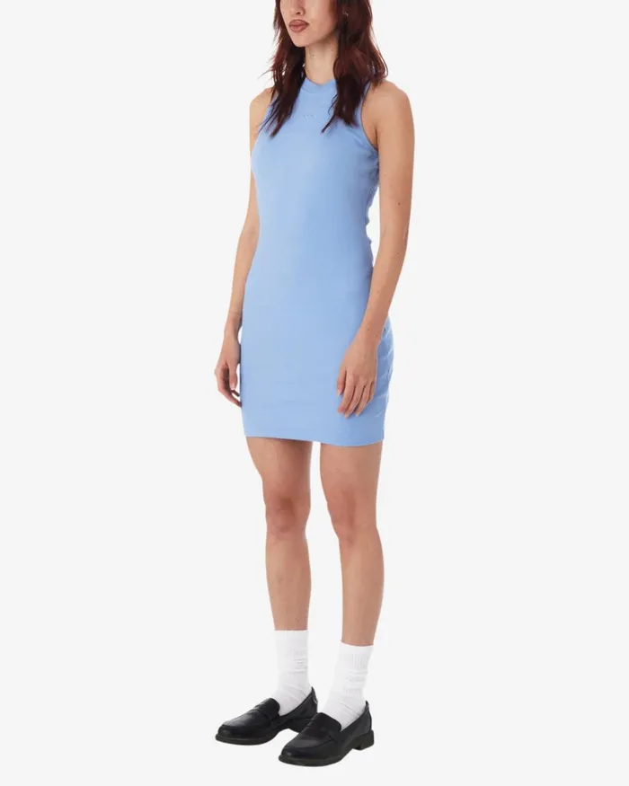 Women RIB KNIT DRESS Anthracite OBEY Clothing DRESSES