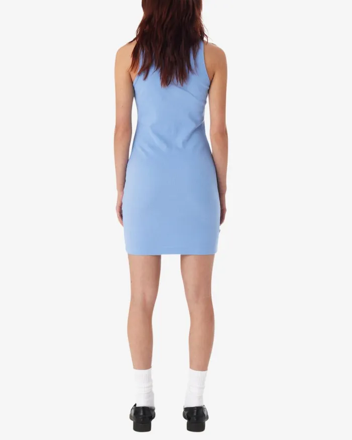 Women RIB KNIT DRESS Anthracite OBEY Clothing DRESSES