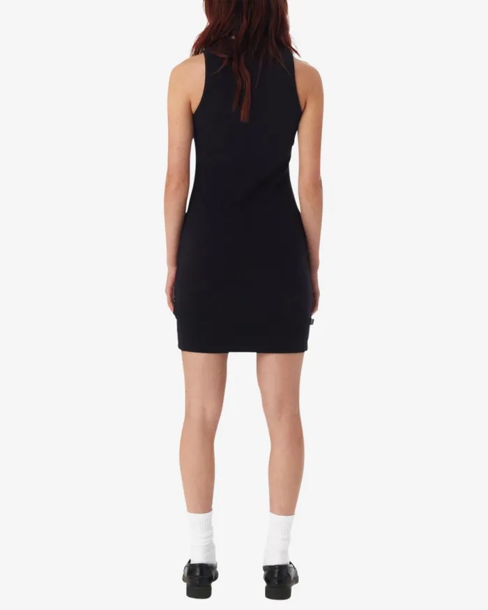 Women RIB KNIT DRESS Anthracite OBEY Clothing DRESSES
