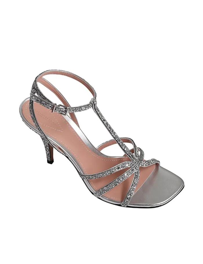 Women Sandals Zimmermann Zimmermann Aura Sandal 85 Silver
