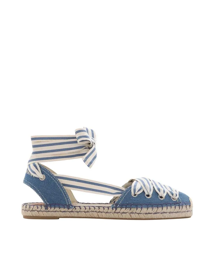 Women Sandals Zimmermann Zimmermann Sol Espadrille Denim