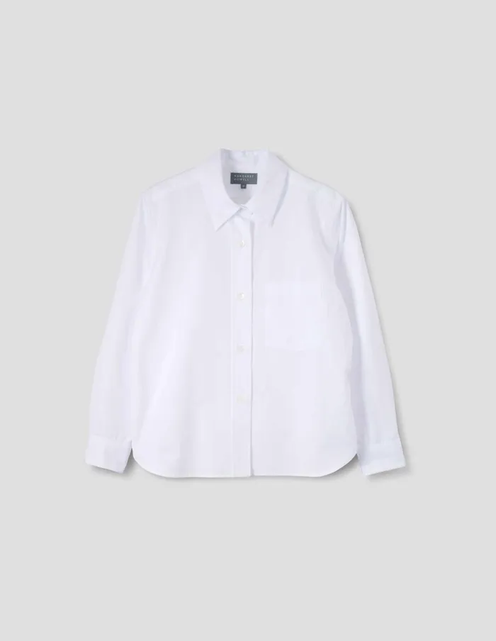 Women Simple Shirt White Margaret Howell Shirts
