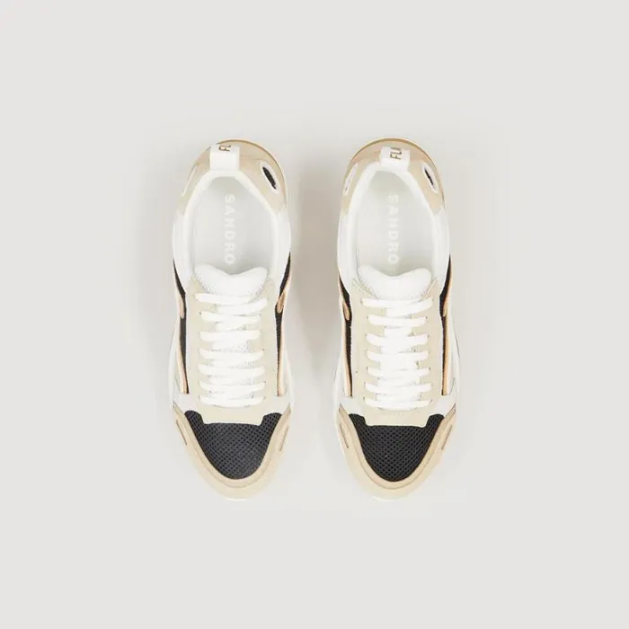 Women Sneakers SANDRO Flame Sneakers Gold