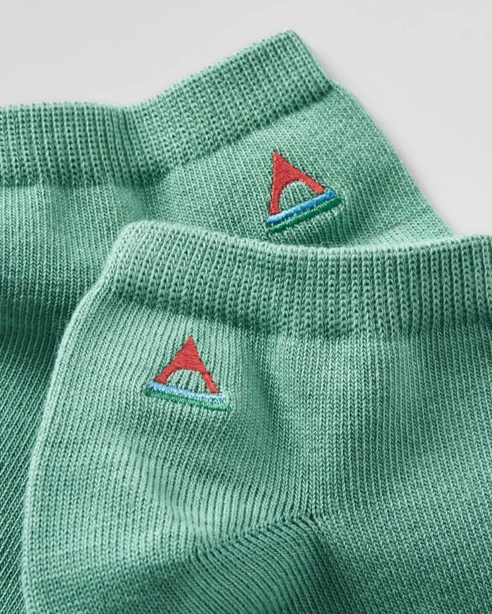 Women Socks Passenger Organic Trainer Socks Deep Sea Deep Sea