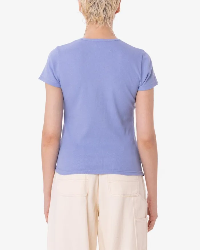 Women SOPHIE FRONT TIE Hydrangea OBEY Clothing TOPS