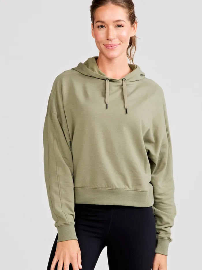 Women Studio Fleece Hoodie Tasc Performance Sweatshirts Hoodies