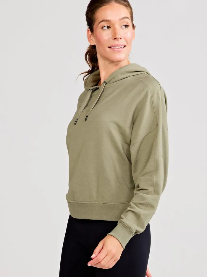 Women Studio Fleece Hoodie Tasc Performance Sweatshirts Hoodies