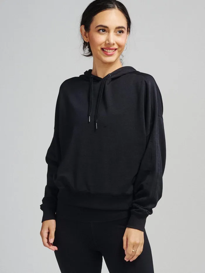 Women Studio Fleece Hoodie Tasc Performance Yoga Studio