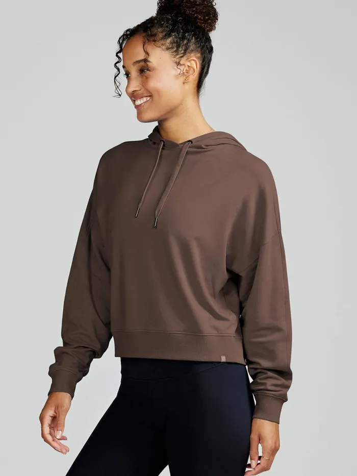 Women Studio Fleece Hoodie Tasc Performance Yoga Studio