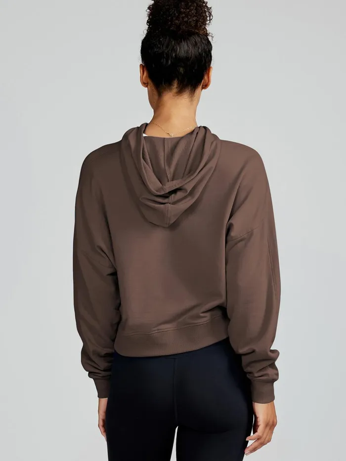 Women Studio Fleece Hoodie Tasc Performance Yoga Studio