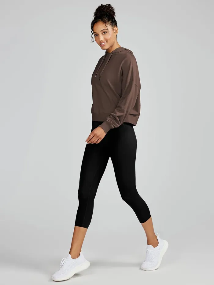 Women Studio Fleece Hoodie Tasc Performance Yoga Studio