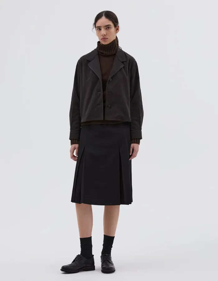 Women Three Button Jacket Shirt Ebony Margaret Howell Shirts