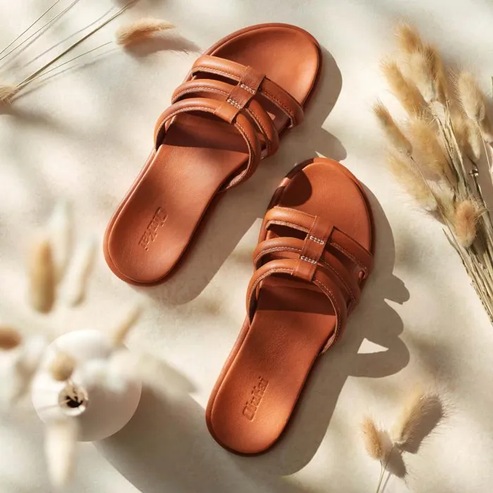 Women Tiare Slide Womens Leather Slide Sandals Fox Olukai Slides Women Tiare Slide Womens Leather Slide Sandals Fox Olukai Slides