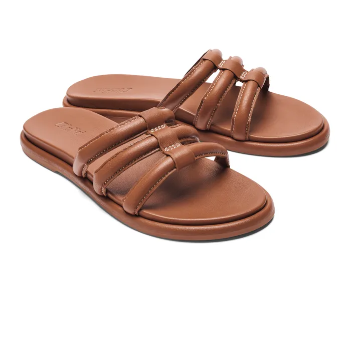 Women Tiare Slide Womens Leather Slide Sandals Fox Olukai Slides Women Tiare Slide Womens Leather Slide Sandals Fox Olukai Slides