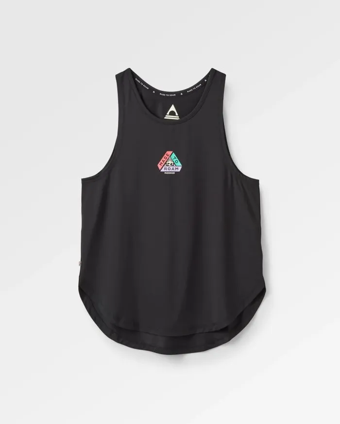 Women Tops Passenger Breezy Recycled Active Vest Black Black
