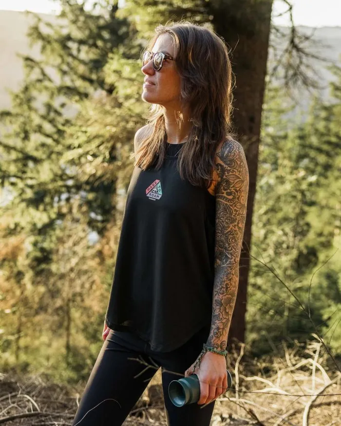 Women Tops Passenger Breezy Recycled Active Vest Black Black