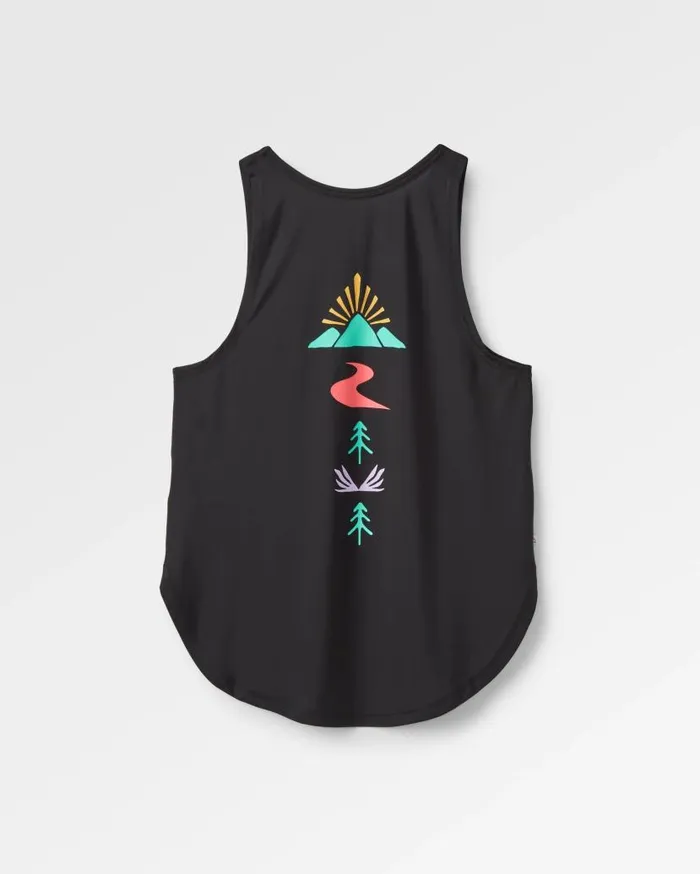 Women Tops Passenger Breezy Recycled Active Vest Black Black