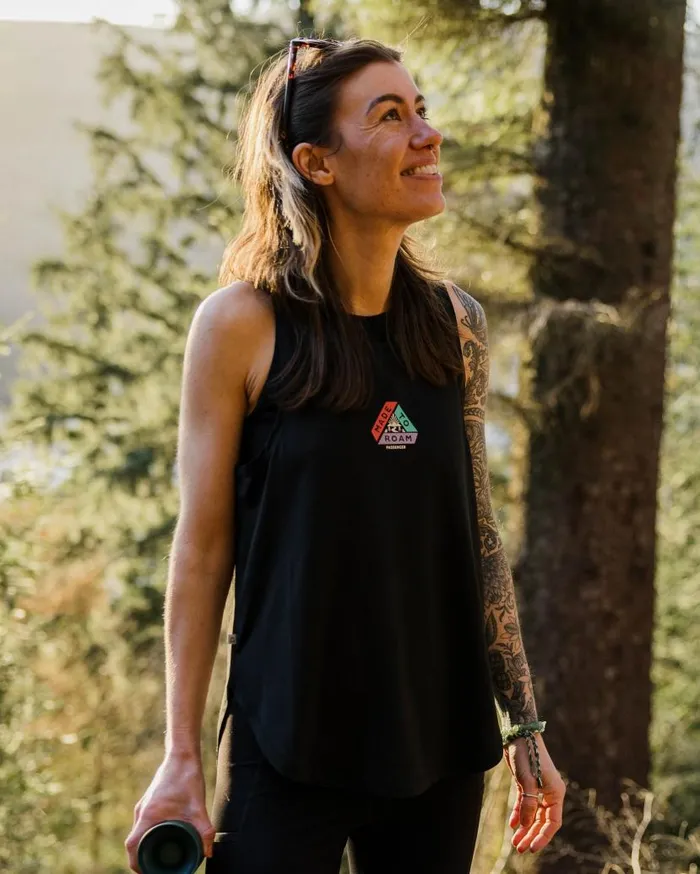 Women Tops Passenger Breezy Recycled Active Vest Black Black