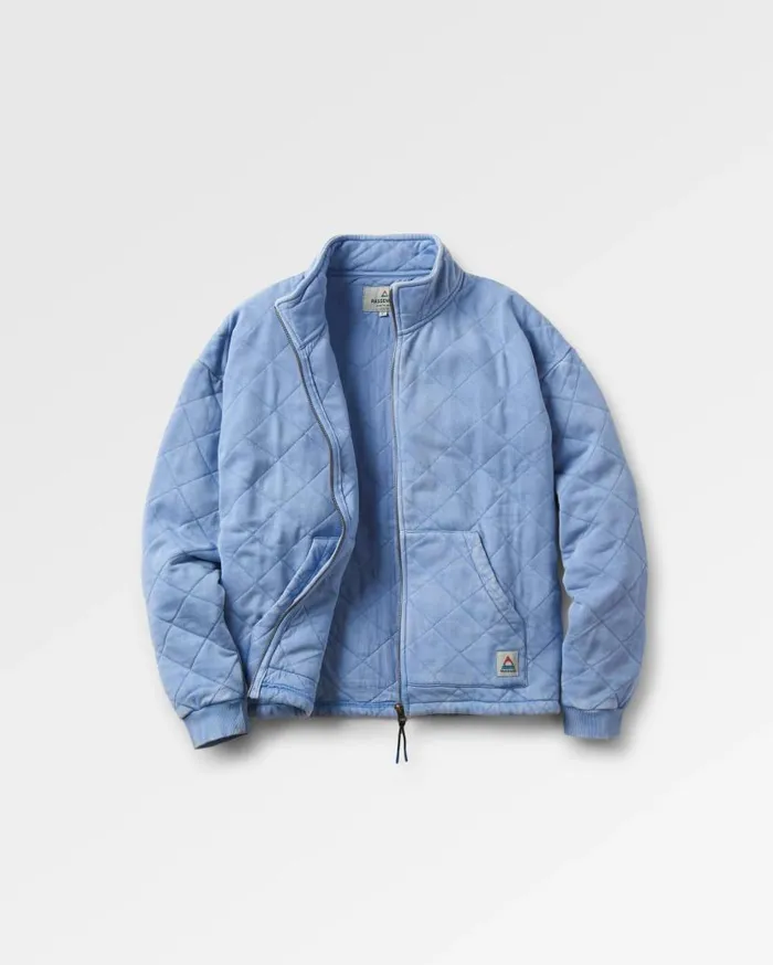 Women Tops Passenger Clementine Quilted ZipThrough Cornflower Cornflower
