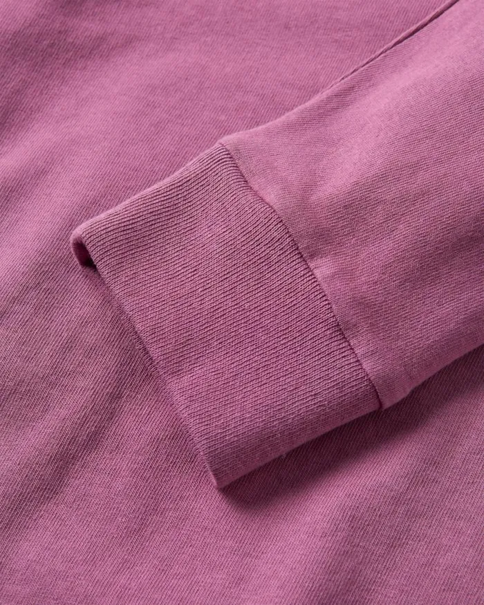 Women Tops Passenger Discovery Recycled Cotton LS TShirt Berry Berry