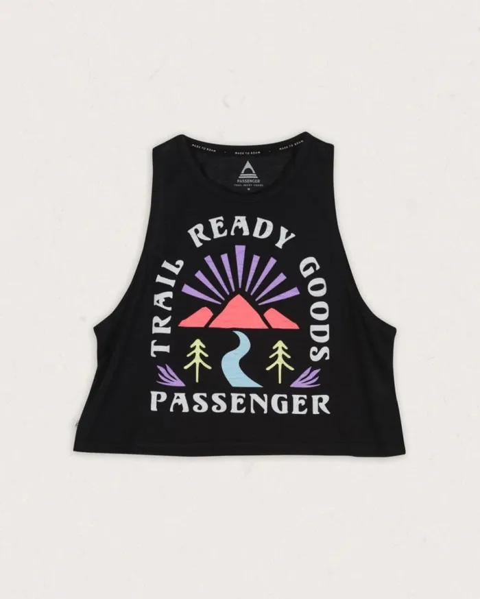Women Tops Passenger Exhale Active Recycled Vest Black Black
