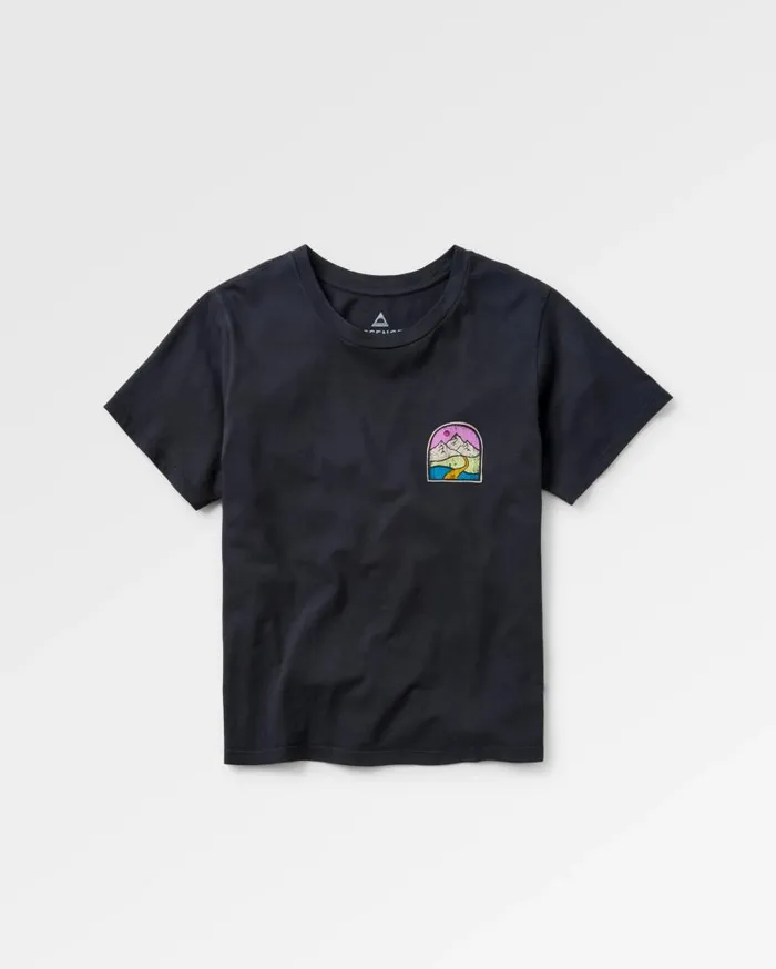 Women Tops Passenger Friday Collective Recycled Cotton TShirt Black Black