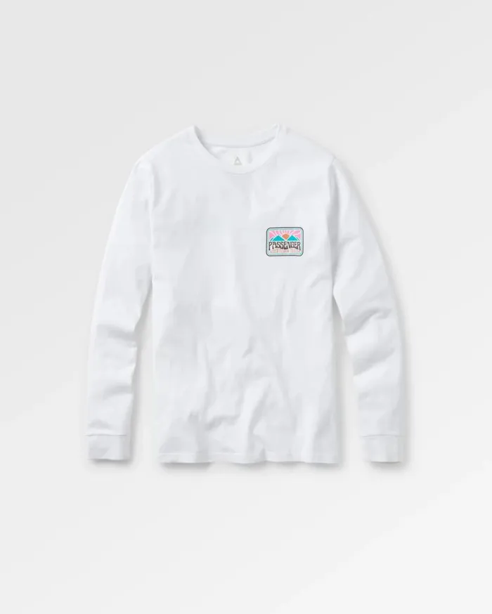 Women Tops Passenger Golden Hour LS TShirt White White