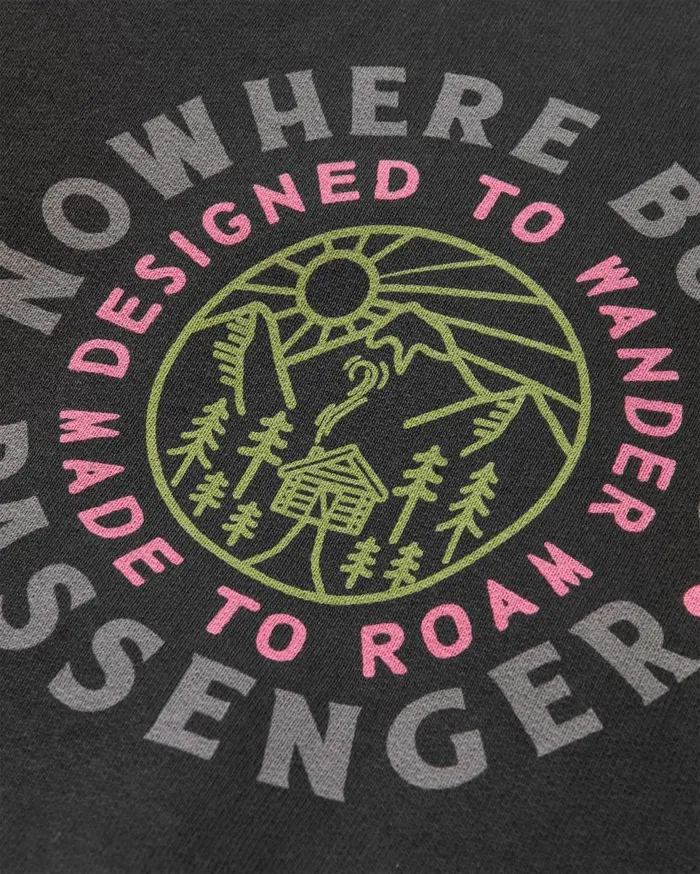 Women Tops Passenger In The Woods Hoodie Black Black