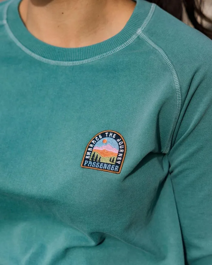 Women Tops Passenger Journal Sweatshirt Blue Sea Blue Sea