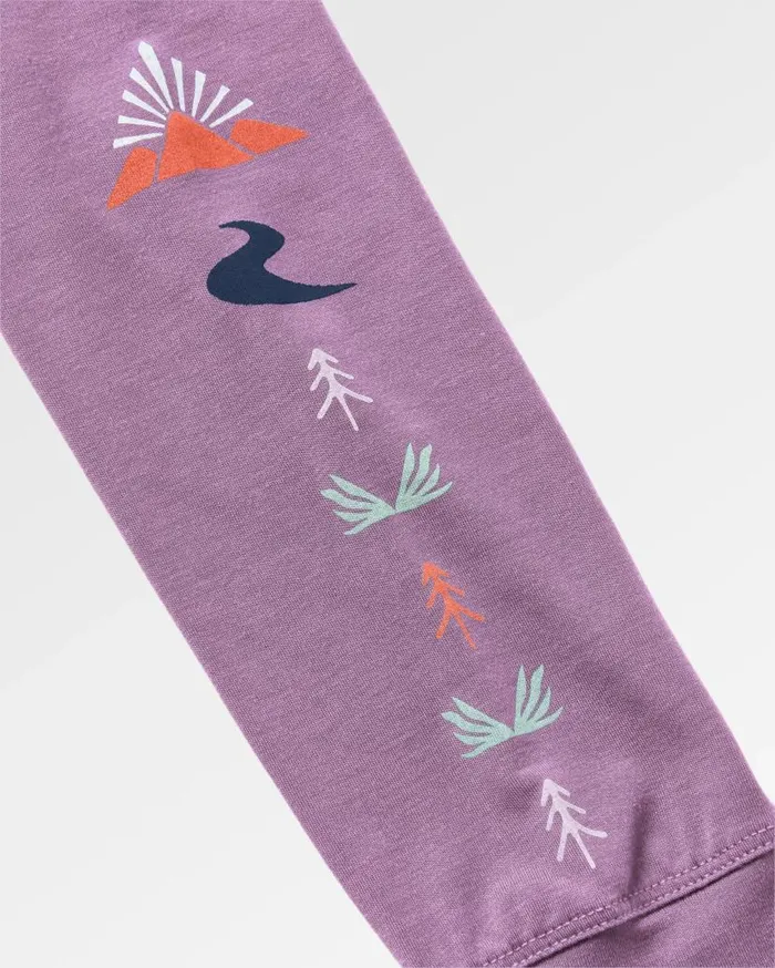 Women Tops Passenger Lotus Recycled Active LS Top Lilac Lilac