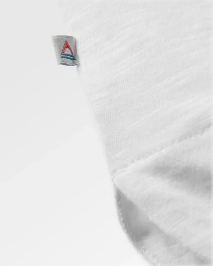 Women Tops Passenger Luna Oversized Recycled Cotton LS TShirt White White
