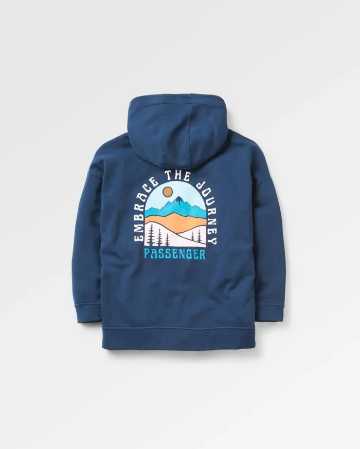 Women Tops Passenger Outlook Recycled Cotton Hoodie Rich Navy Rich Navy