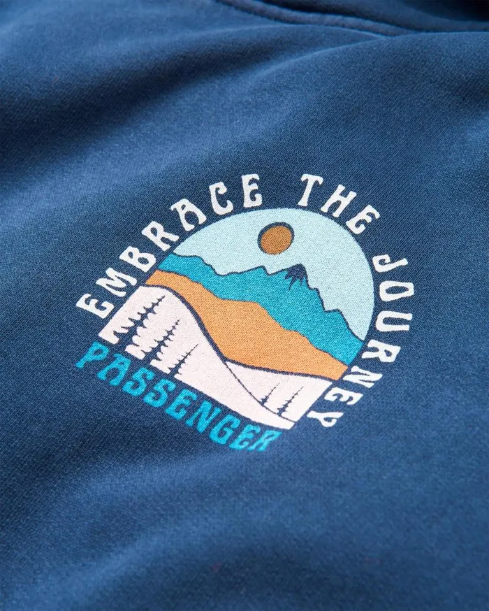 Women Tops Passenger Outlook Recycled Cotton Hoodie Rich Navy Rich Navy