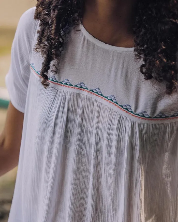 Women Tops Passenger Petal Top White White
