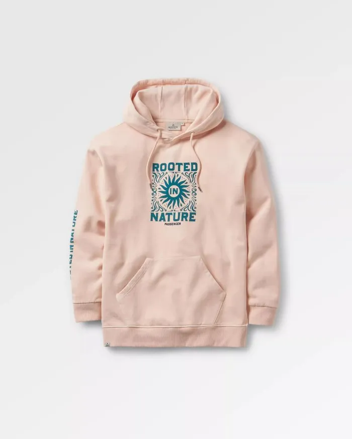 Women Tops Passenger Rooted In Nature Hoodie Peach Whip Peach Whip