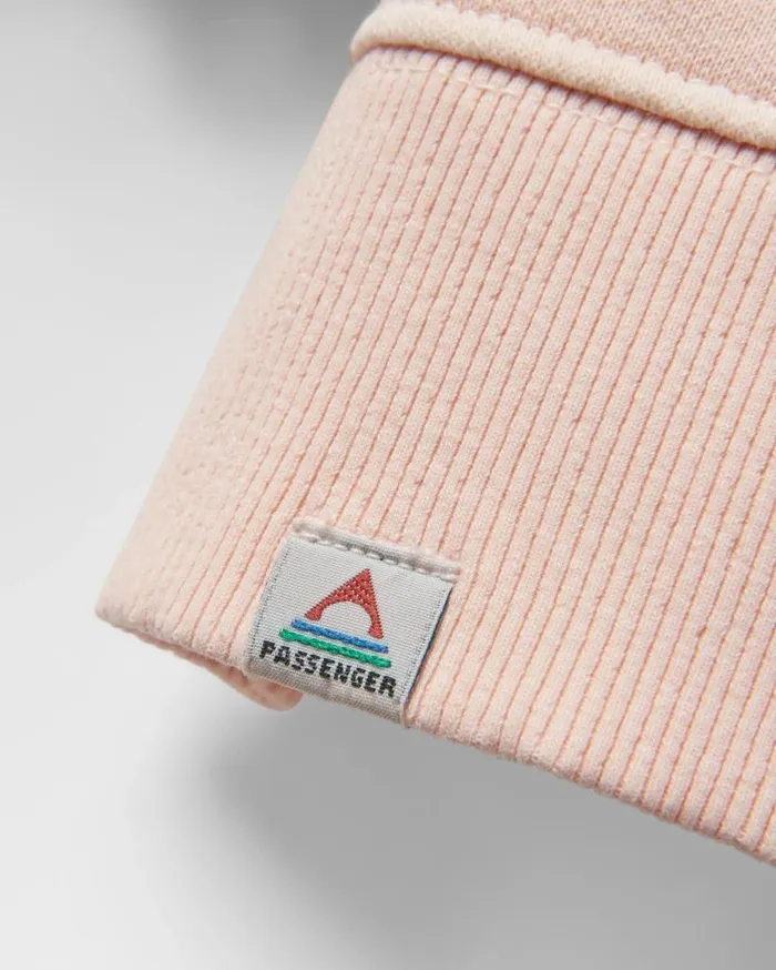 Women Tops Passenger Rooted In Nature Hoodie Peach Whip Peach Whip