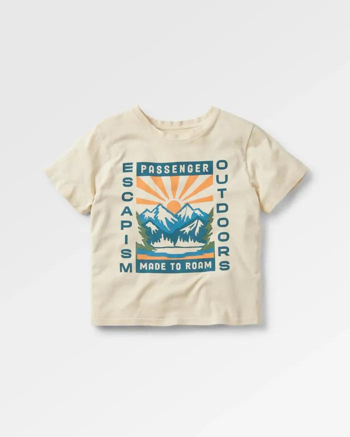 Women Tops Passenger Solitude Recycled Cotton TShirt Birch Birch