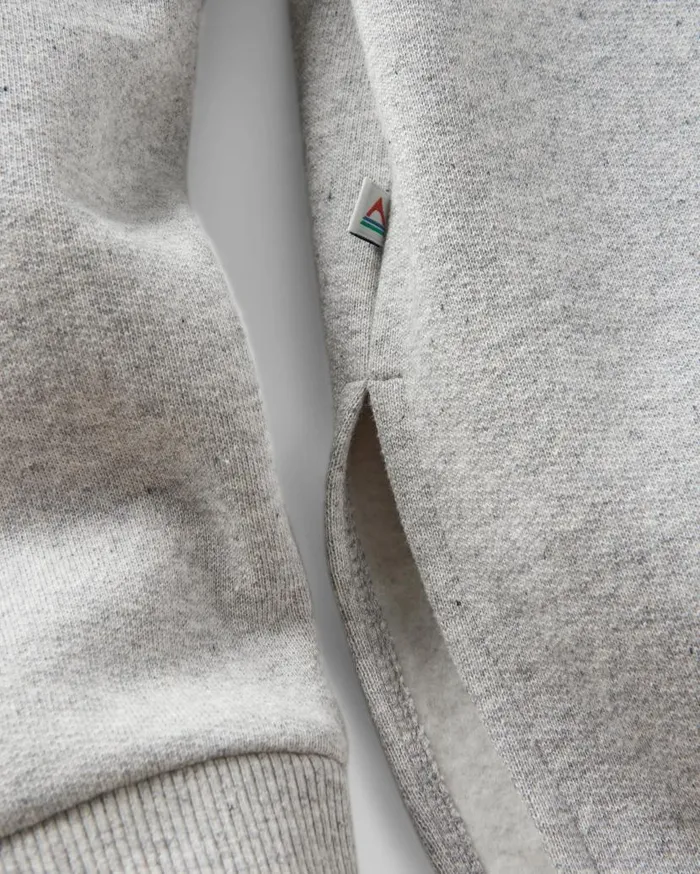 Women Tops Passenger Wander Recycled Cotton Marl Hoodie Grey Marl Grey Marl