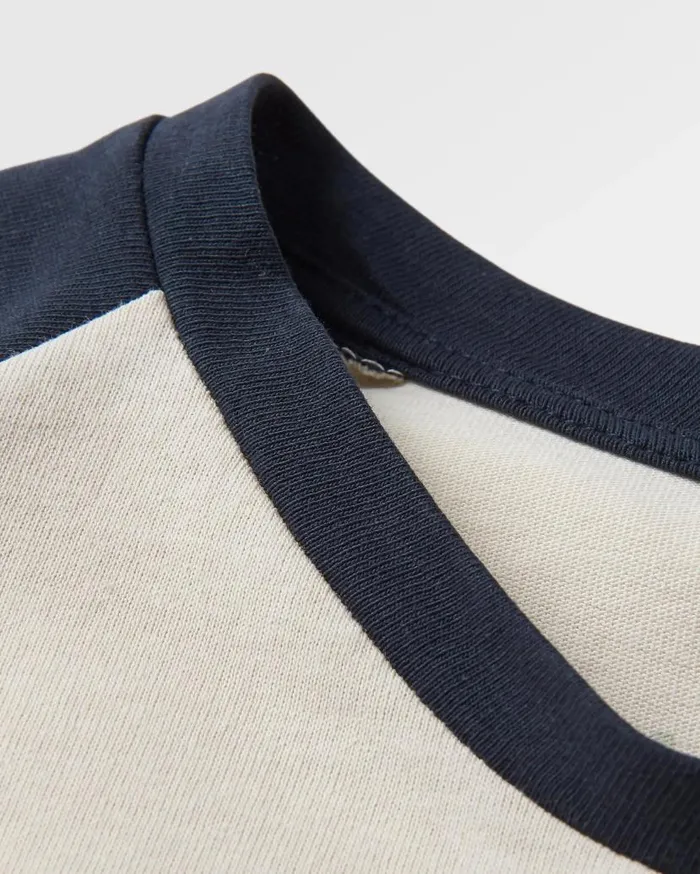 Women Tops Passenger Wilds Recycled Cotton Oversized LS TShirt Deep Navy Deep Navy