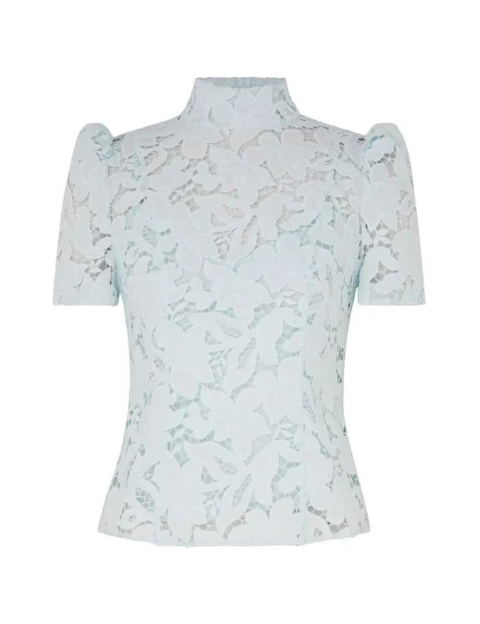 Women Tops Zimmermann Natura Lace Top Mint