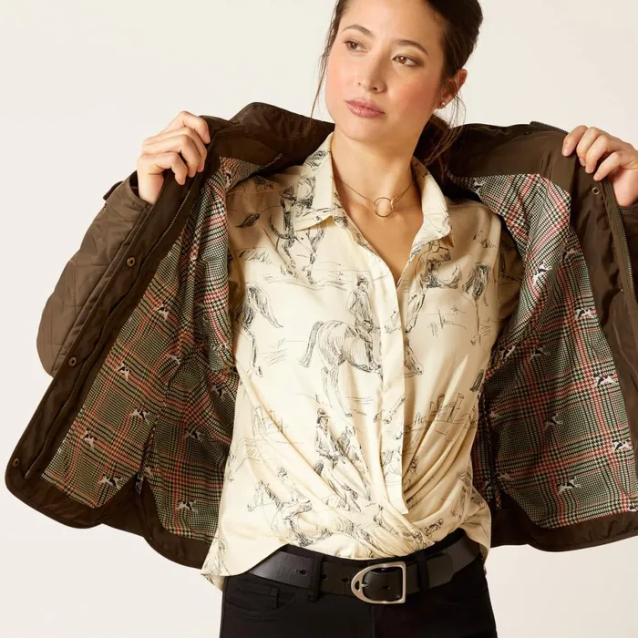 Woodside Jacket Earth Women Ariat Jackets and Vests Woodside Jacket Earth Women Ariat Jackets and Vests