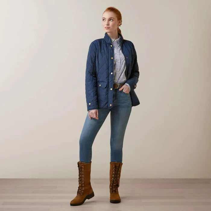 Woodside Jacket Navy Women Ariat Jackets and Vests Woodside Jacket Navy Women Ariat Jackets and Vests