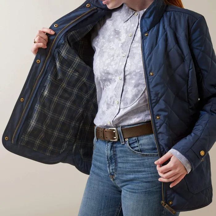 Woodside Jacket Navy Women Ariat Jackets and Vests Woodside Jacket Navy Women Ariat Jackets and Vests