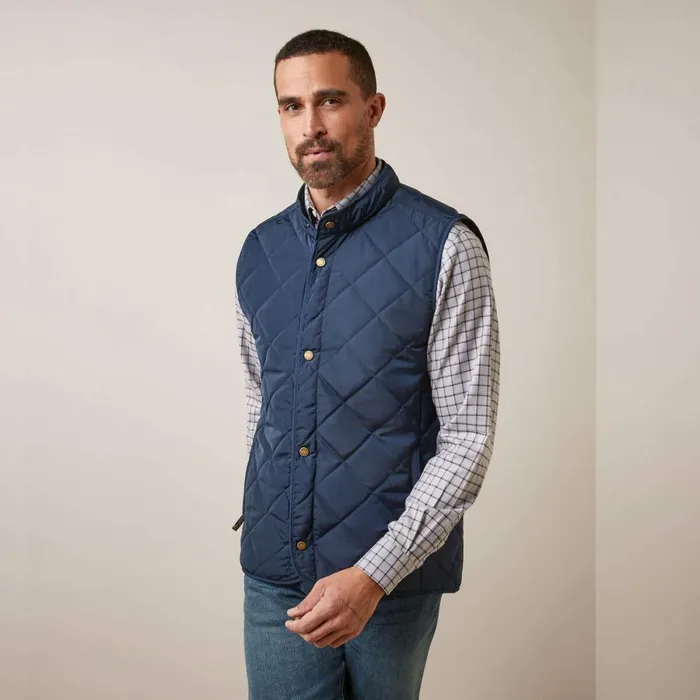Woodside Vest Navy Men Ariat Jackets and Vests