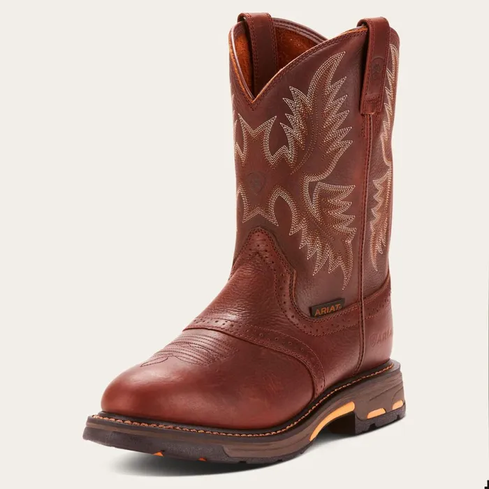 WorkHog Pullon Work Boot Dark Copper Men Ariat Work Boots
